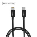 USB-C 對 Lightning / 黑色