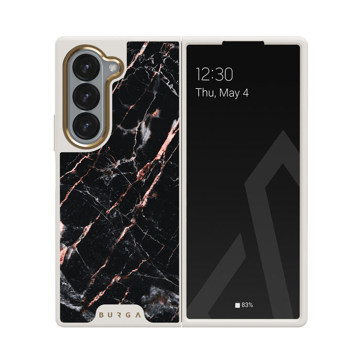 Rose Gold Marble - Samsung Galaxy Z Fold 6 手機殼