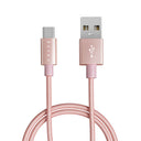 USB 對 USB-C / 玫瑰金色